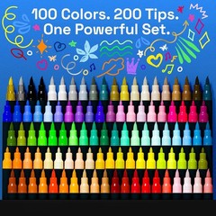 Marcadores De Pintura Acrílica Plumones Punta Pincel Y Fina Arte Manualidades US