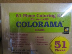 51 Piece Coloring Kit for Colorama Books NEW by Bulb Head