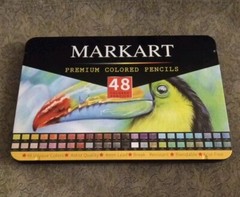 48 Count Colored Pencils for Adult Coloring Books, Soft Core, Ideal for Drawing