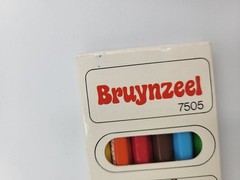 Bruynzeel Colored Pencils Small Short Pencils in Individual Boxes Vintage 10 Box