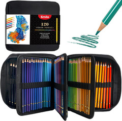 120 Oil-Based Colored Pencils for Adults – Professional Art Set