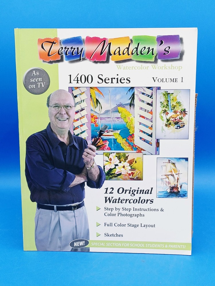 Terry Madden’s Watercolor Workshop 1400 Series Vol 1 Landscapes & Nature…