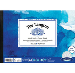 Daler Rowney Langton Artists Watercolour Pads 140 lb 300 gsm ROUGH A4 A3
