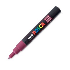 Posca Markers, Paint Marker, Red Wine Paint 1M Extra Fine Tip Opaque, Acrylic