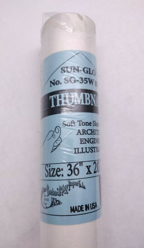 Borden & Riley Sun-Glo Soft Tone Sketch Paper – 36″ X 20 yds – 8 lb Thumbnail
