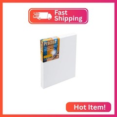 Practica Economy Pre Stretched Canvas Cotton Artist Acid Free Primed Painting Ca