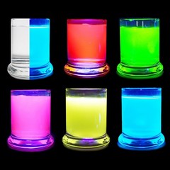 GLO Effex UV Water Dye Intense Glow with Blacklight !! Black Light Tracer