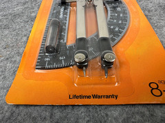 Fiskars Metal Compass & Protractor Set Metal Bow Compass Metal Fashion Compass