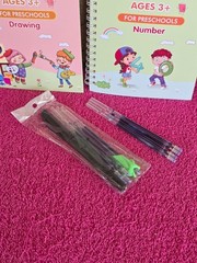 Sank Magic Practice Copybook For Preschool 2 Books, 10 Refills, 1 Pen & 1 Grip