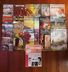 Lot of 19 Vintage How To Draw & Paint Instructional Art Books Walter Foster