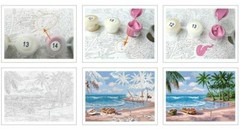 Paint By Numbers Adults kid City Black White Red DIY Painting Kit 40x50CM Canvas