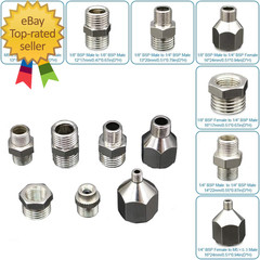 16 Pcs Airbrush Adapter Set 1/8 and 1/4 Inch Male/Female Connectors