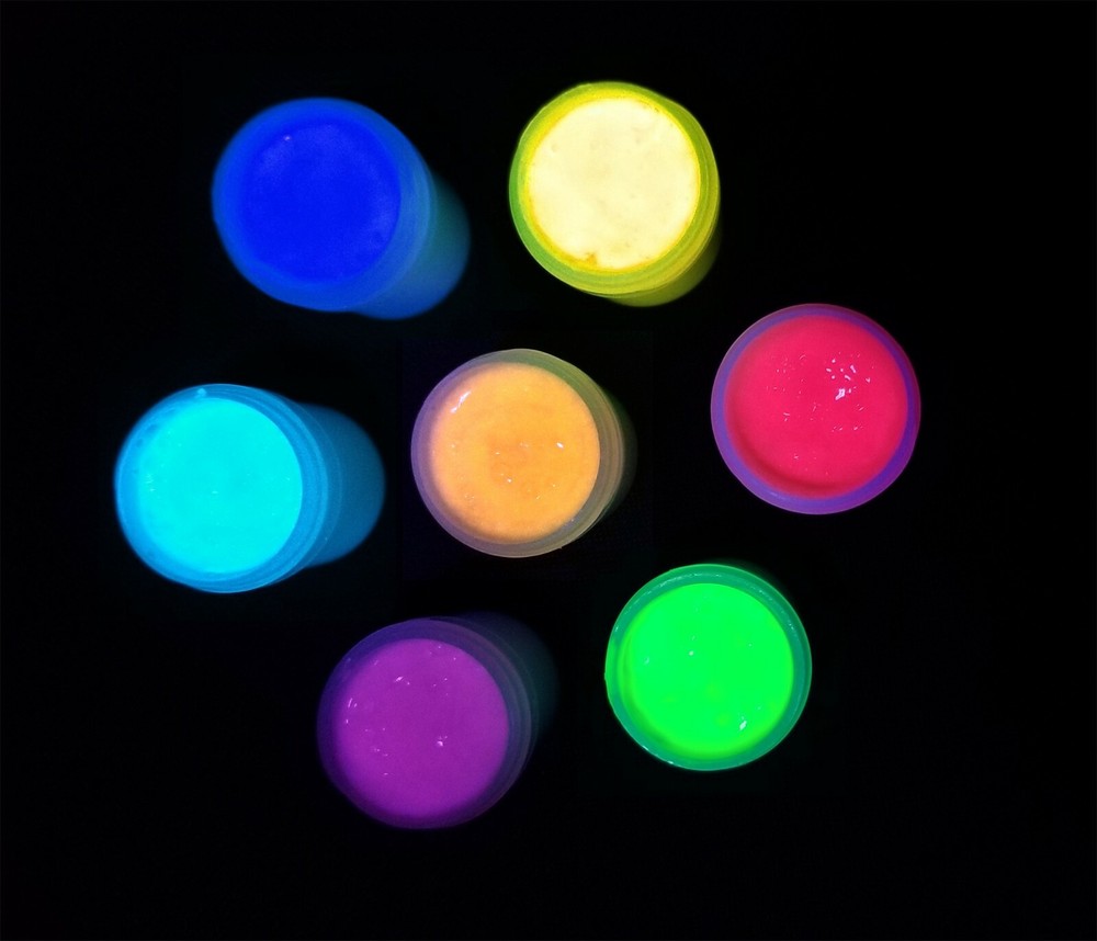 Neutral UV Neon Black Light Paint NOW 7 Colors inc.PINK plus
