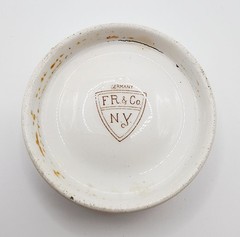 F.R. & Co. N.Y. Favor Ruhl & Co. Antique Porcelain Watercolor Paint Palette