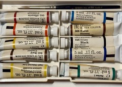 Vintage Winsor & Newton Water Colours 10 Tubes 5ML Each Series 1