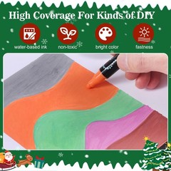 80 Colors Dual Tip Acrylic Paint Markers, Premium Dot & Fine Tip Coloring Pai…