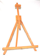 Tabletop Folding Wooden A-Frame Artist Studio Easel Holds a 16″ x 24″ Canvas