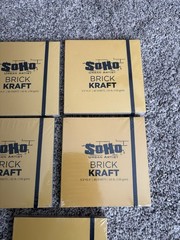 SoHo Urban Artist Brick Sketchbook Journals 20 Pack 5.5×5.5 Kraft 100GSM