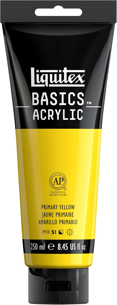 BASICS Acrylic Paint, 118Ml (4-Oz) Tube, Titanium White