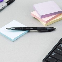 Uniball Air Micro Pen, Set of 4 – Black (UBA 188 M) 1 Count (Pack 4),