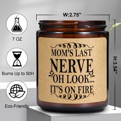 Gifts for Mom 2.75 inches (Diameter) x 3.54 (Height), Mom’s Last Nerve