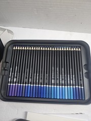 174 Colored Pencils, Shuttle Art Soft Core Coloring Sketch Pad Missing Sharpener