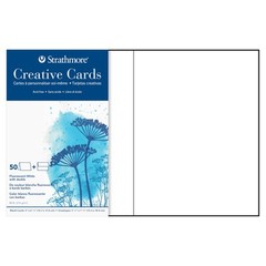 Strathmore 105-260-1 Creative Cards and Envelopes 5″ x 6.875″, 50 Pack,