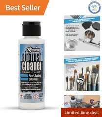 Medea Airbrush Cleaner 4 oz – Biodegradable Solution for All Paints & Art Tools