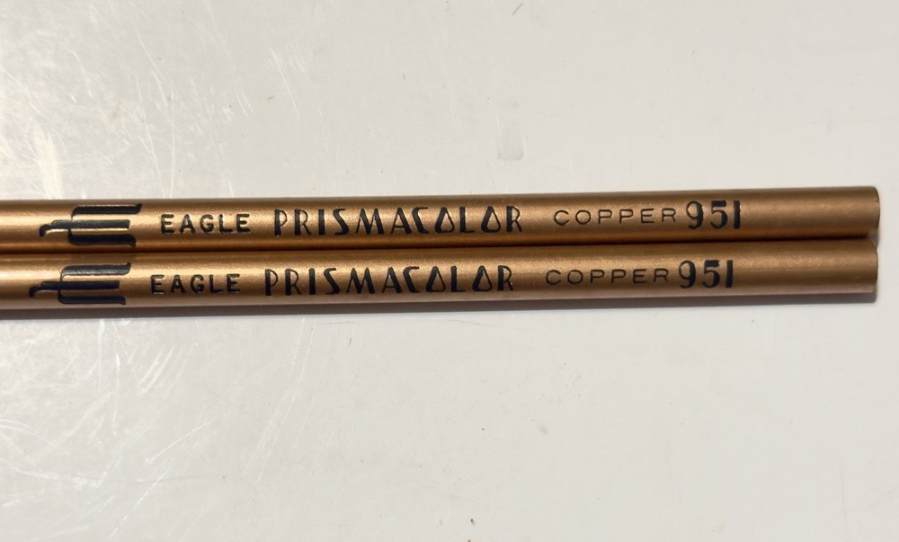 Eagle Prismacolor Pencils Flexible Lead Copper 951 Lot Of 2