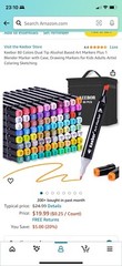 Keebor 80 Colors Dual Tip Alcohol Based Art Markers Plus 1 Blender Marker wit…