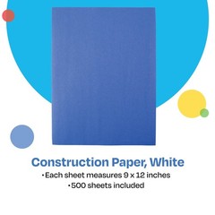 Childcraft Construction Paper, 9 x 12 Inches, Blue, 500 Sheets