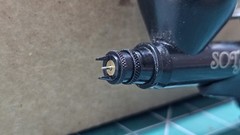 Badger Sotar 20/20-V Airbrush With Heavy Needle, Nozzle, And Pronged Regulator
