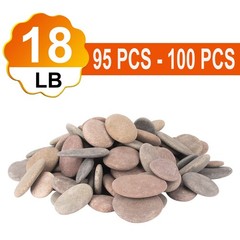 about 94 Pcs 100 Pcs18 Pounds Craft Rockspainting Rocks2.1″3.5″ River Rocksf