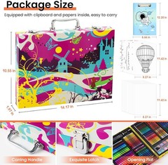Art Supplies, Deluxe Drawing Painting Set for Kids Girls Boys Teens Coloring Art