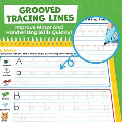 Magic Grooved Writing Practice for Kids Age 35 Grooved Writing Books for Kid…