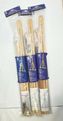 3-18″ Loew Cornell #308 Triangle Natural Wood Easel Adjustable Chain Tipped Legs