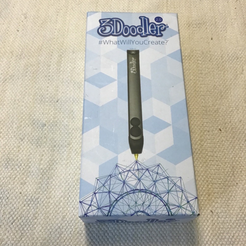 3Doodler 2.0 Printing Pen W/ 1 Pack Ea of PLA&ABS