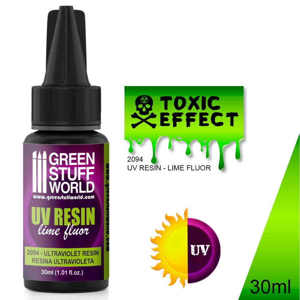 UV Resin 30ml – Toxic Effect Lime Fluor Ponds Idoneth Deepkin Warhammer