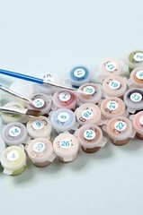 Colourful paint by numbers for adults kits canvas