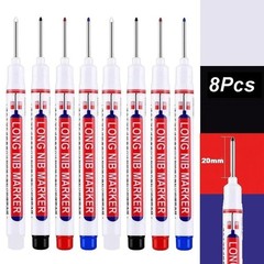 4-80Pcs 20mm Deep Hole Long Nib Head Marker For Metal Perforating Pen Waterproof