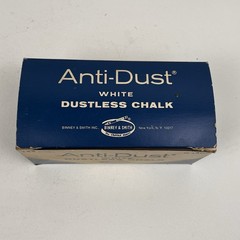 Binney & Smith Anti-Dust White Dustless Chalk Non-Toxic DISPLAY ONLY EMPTY