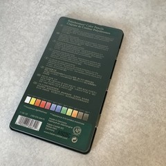 FABER CASTELL Polychromos Color Pencils Set of 12 Color Tin ARTIST QUALITY EUC