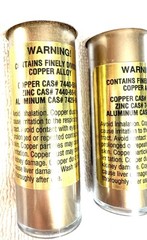 VENUS BRONZE POWDER LIGHT PALE GOLD LINING NO. 90 TWO 1OZ TUBES