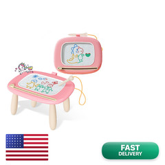 Kikidex Magnetic Drawing Board Toddler Girl Toys For 1-2 Year Old Doodle Board