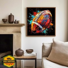 Mandun Football Paint Numbers 7.8×7.8in