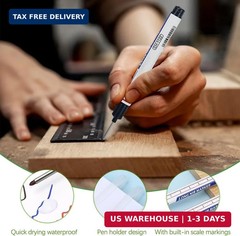 Long Head Deep Hole Marker Pens, 15PCS Long Nib Marker 20mm Quick Dry Waterproof
