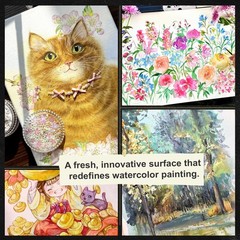 PHOENIX Watercolor Canvas Boards for Painting – 9×12 Inch/6 Pack, 100% Cotton…