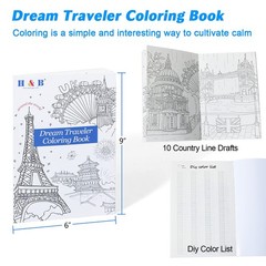 H & B 120 Colored Pencils Set, Art Pencil Kit for Adult Coloring,Oil Based Soft