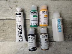 Golden Fluid Acrylic Heavy Body Glazing – Black Bronze Diarylide Dioxazine Green