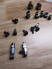 16 Pcs Airbrush Adapter Set 1/8 and 1/4 Inch Male/Female Connectors Quick